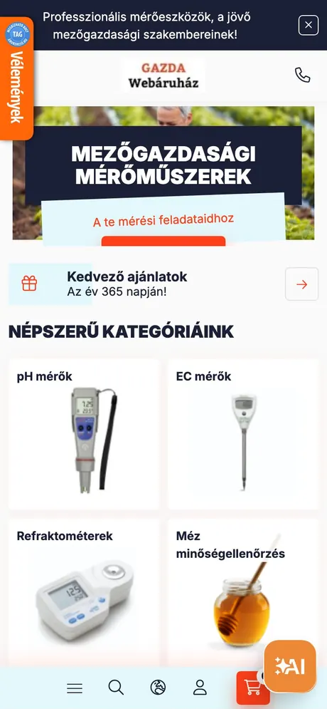 Gazdaüzlet – előtte