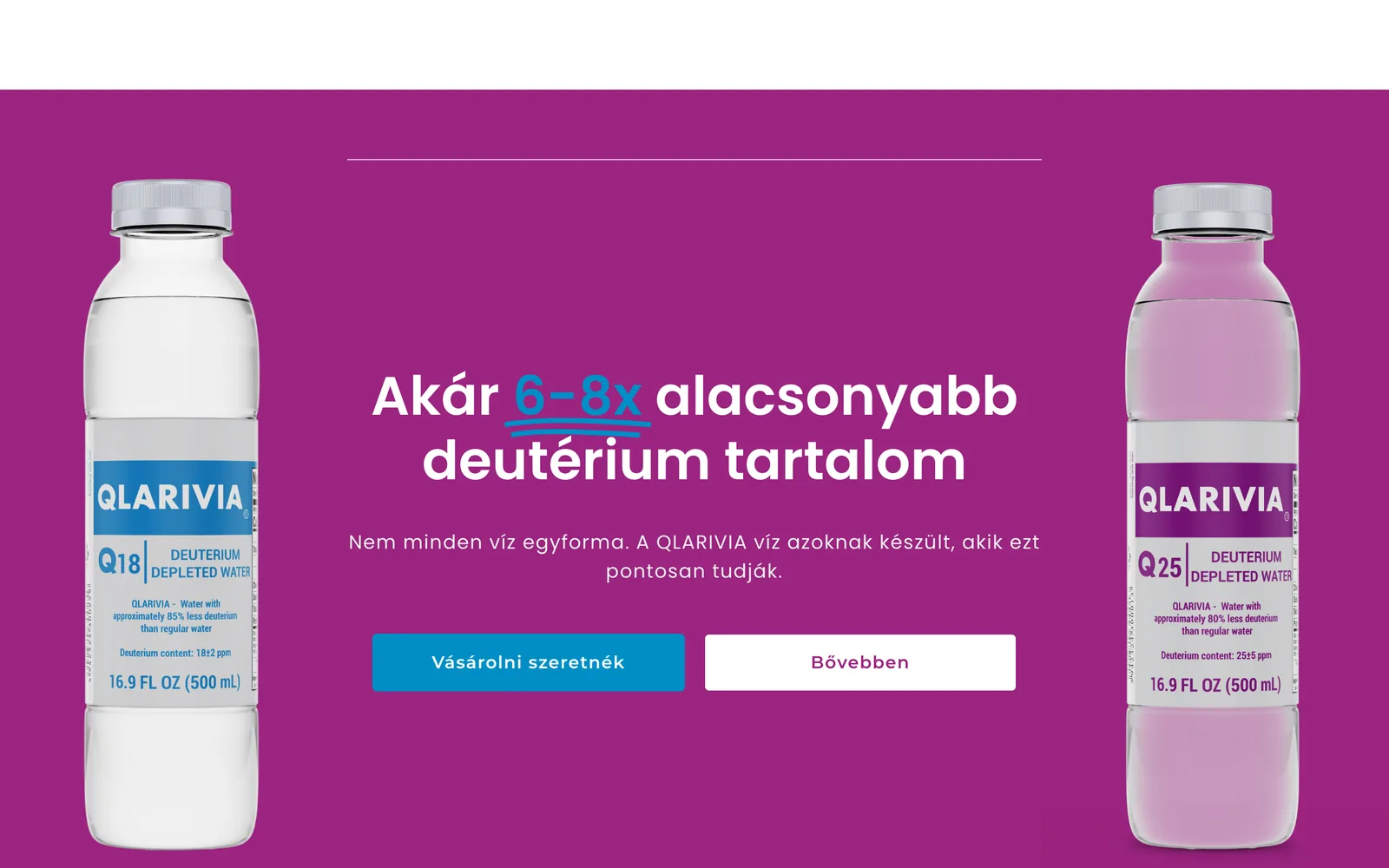 Qlarivia: Főoldal a költöztetés előtt